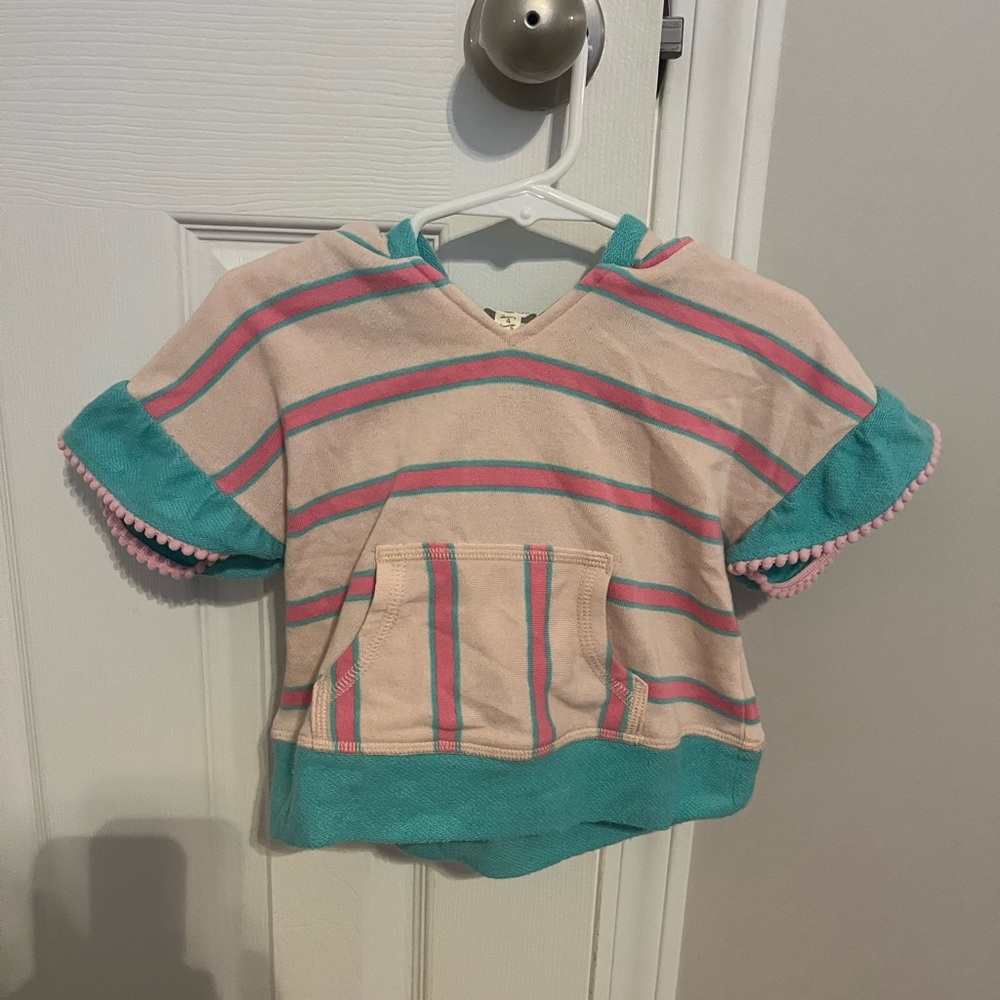 COPY - Matilda Jane size 4 short sleeve pullover. Pink. Like new